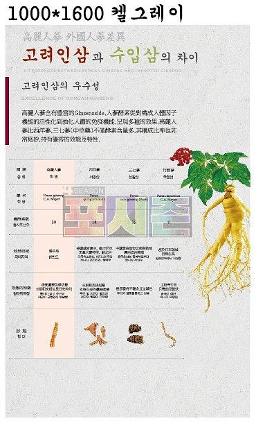 고려인삼 캘 시트지