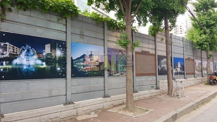 병원 외부 시트지 랩핑