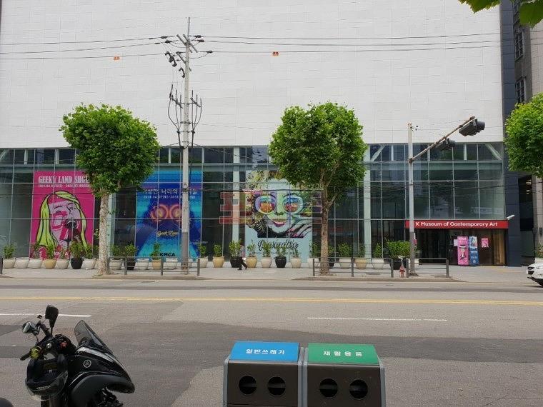 K현대미술관 UV 출력 시공