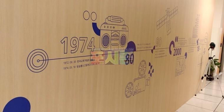 EBS일산사옥 한류드라마센터 방염시트지 랩핑