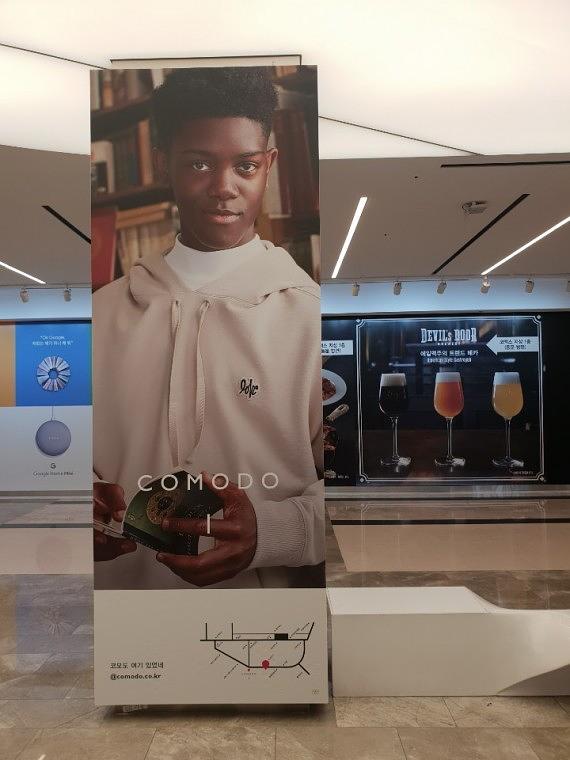 코엑스 방염실사 제작및시공 기둥 1200×2200 & 1200×2800