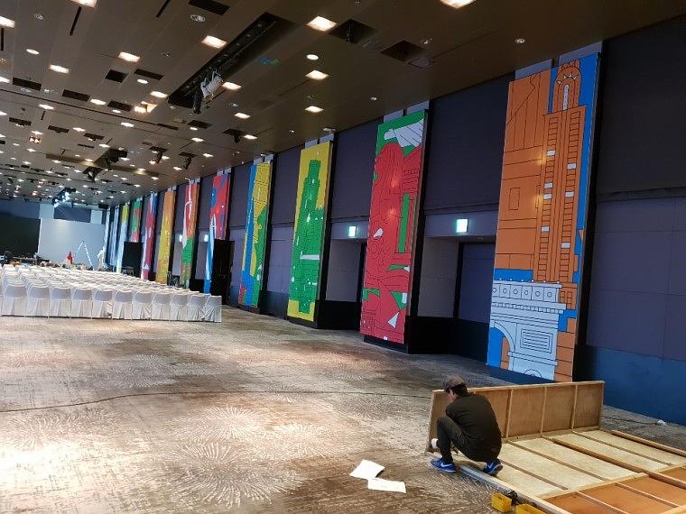 워커힐호텔 /비스타홀 드롭배너(1800×6000)