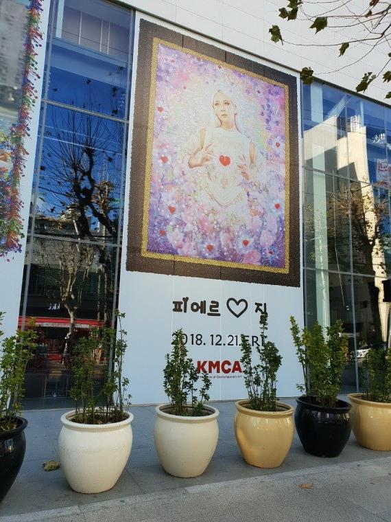압구정 K미술관 UV 랩핑