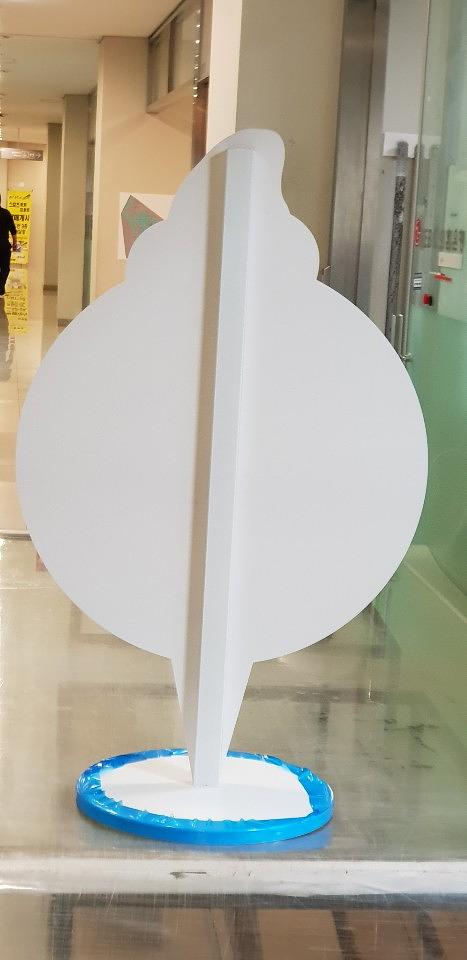 철판 거치대형 등신대 제작