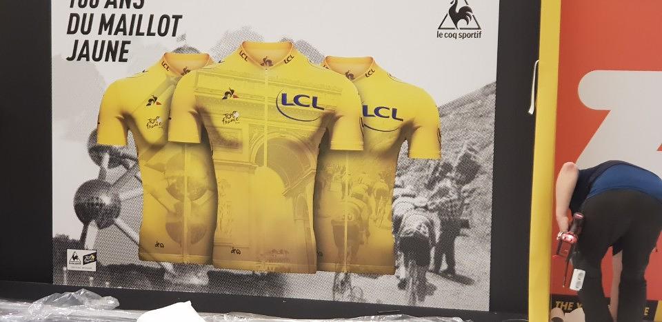 하남스타필드 목공 및 방염시트 출력 및 시공 _ Le Coq Sportif 프랑스 스포츠 라이프스타일 르꼬끄 스포르티브