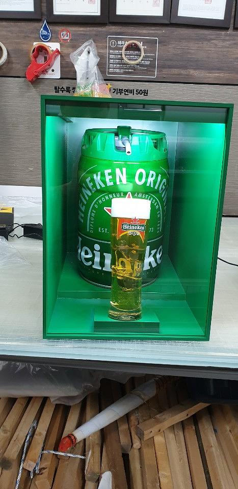 전국이마트매장/하이네켄맥주 ㆍ아크릴매대 ㆍ제작ㆍ시공