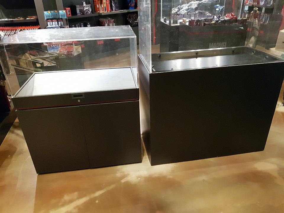 마블 상품진열대 매대 포맥스, 방염실사 제작 및 시공