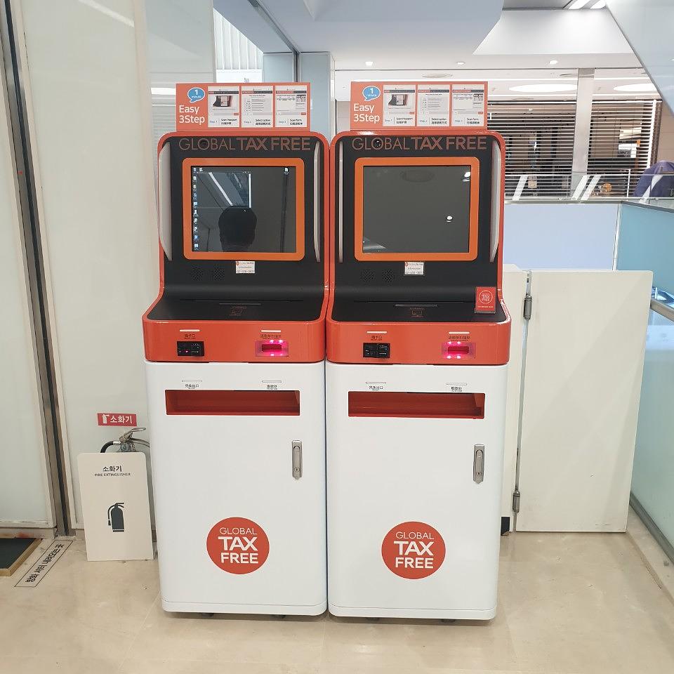 신세계백화점 글로벌텍스프리 키오스크 래핑