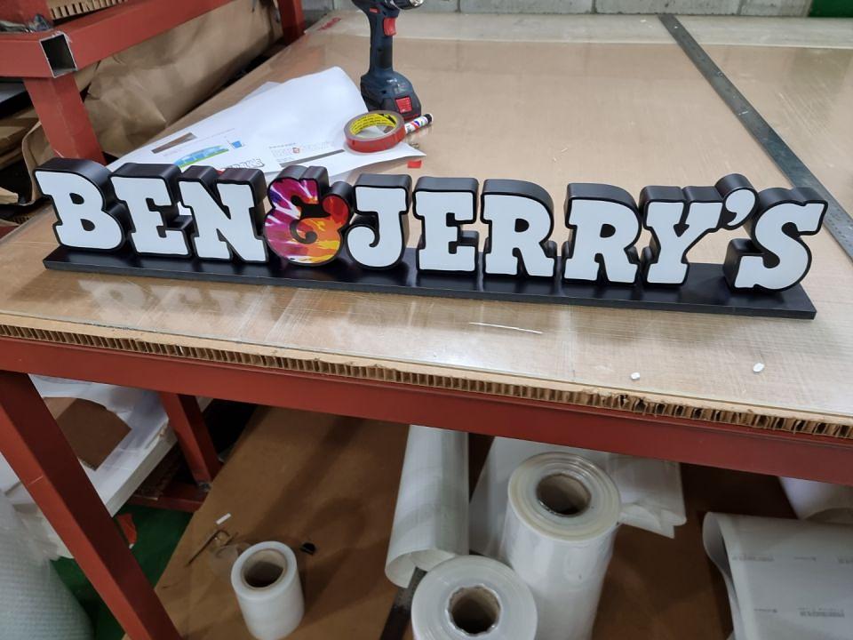 BEN&JERRY'S 폼보드 포맥스 스카시 제작