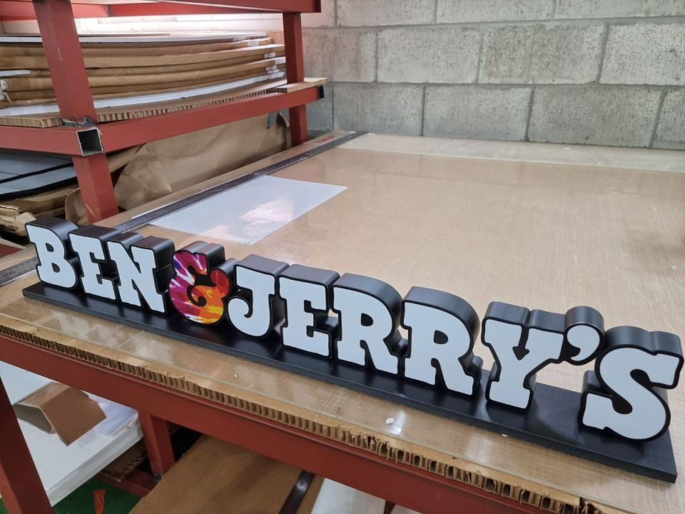 BEN&JERRY'S 폼보드 포맥스 스카시 제작