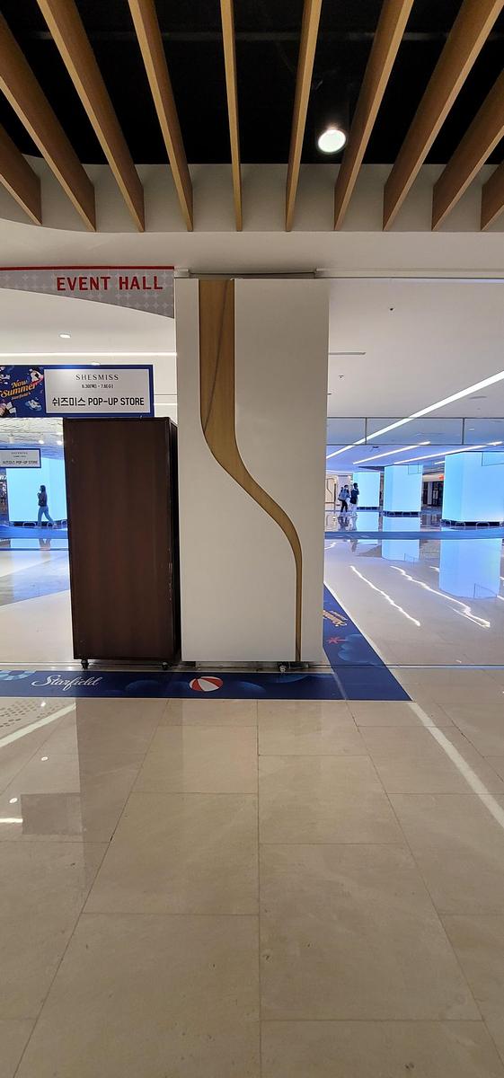 코엑스기둥/방염시트 제작및시공