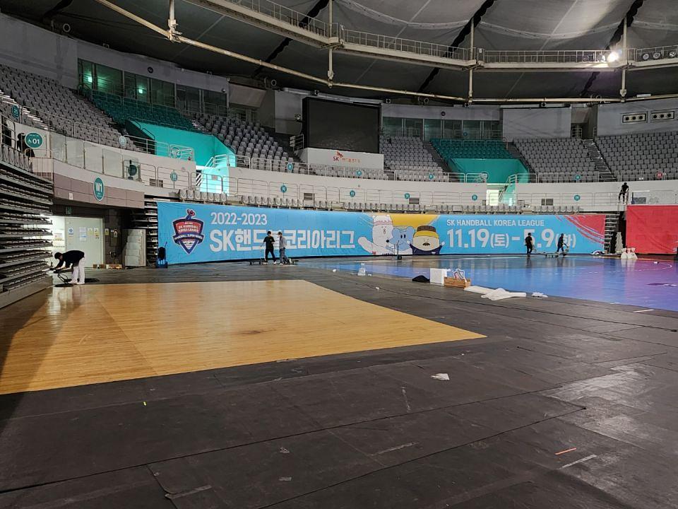 4월 30일 올림픽 체조경기장/ 방염현수막 제작및 시