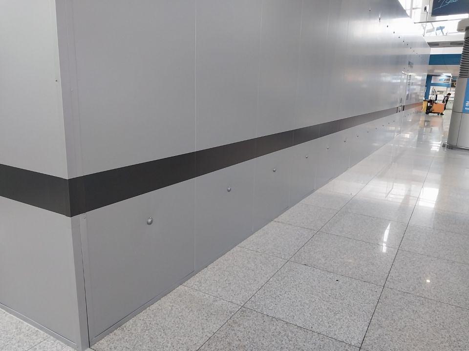 6/15 인천공항 가설벽체 제작 및 시공
