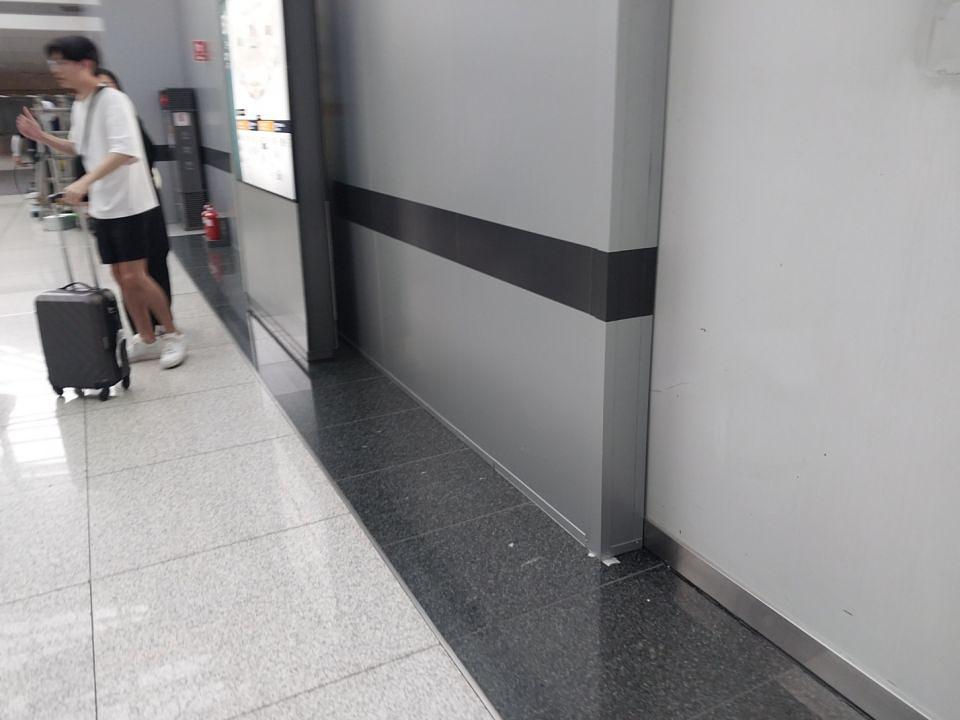 6/15 인천공항 가설벽체 제작 및 시공