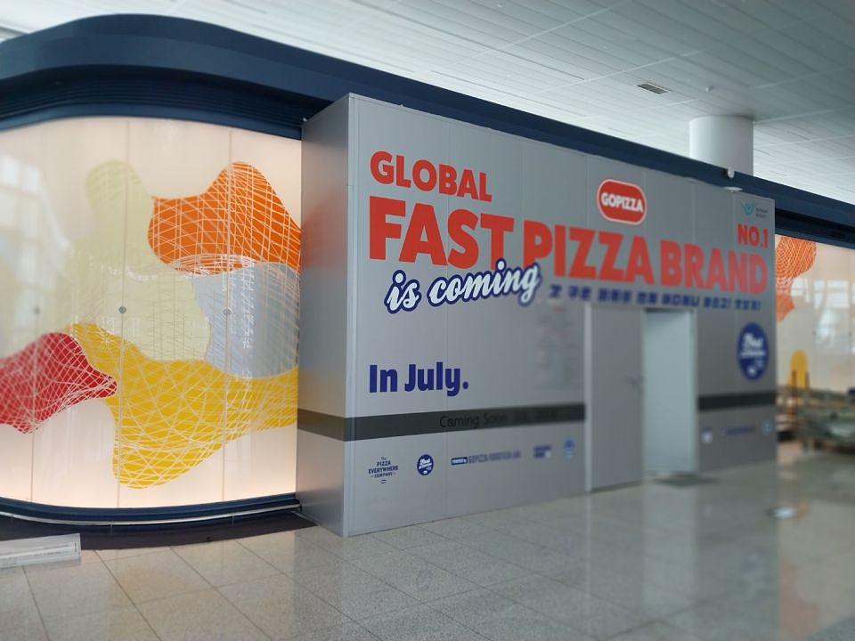 7/6 인천공항 가설벽 실사부착 제작 및 시공