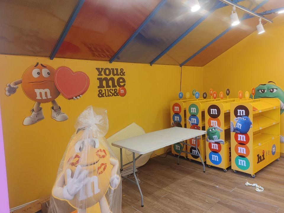1/24 파주 신세계 아울렛 M&M 팝업스토어 제작 및 시공