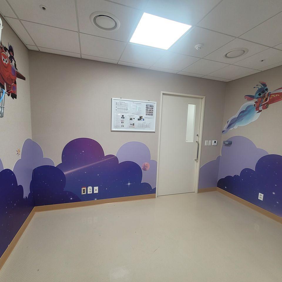 2025/09/19 삼성병원. 방염 랩핑. 제작 및 시공