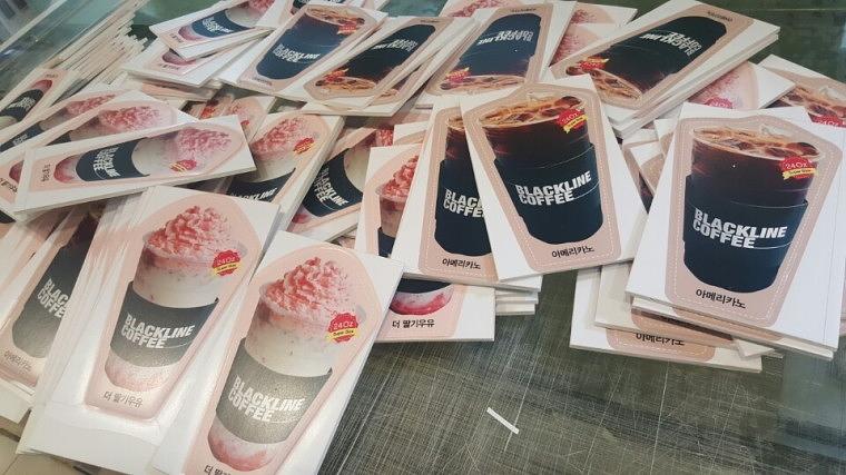 카페발트 폼보드POP 100개 제작