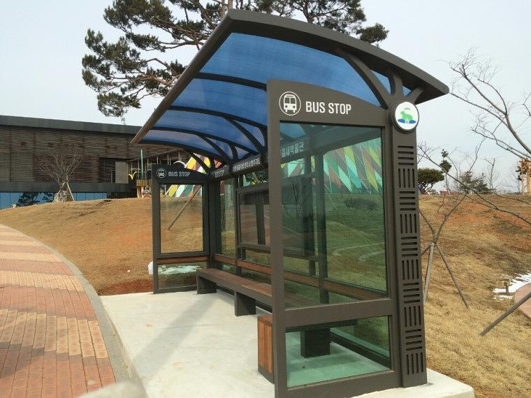 서산버드랜드 버스정류장 랩핑