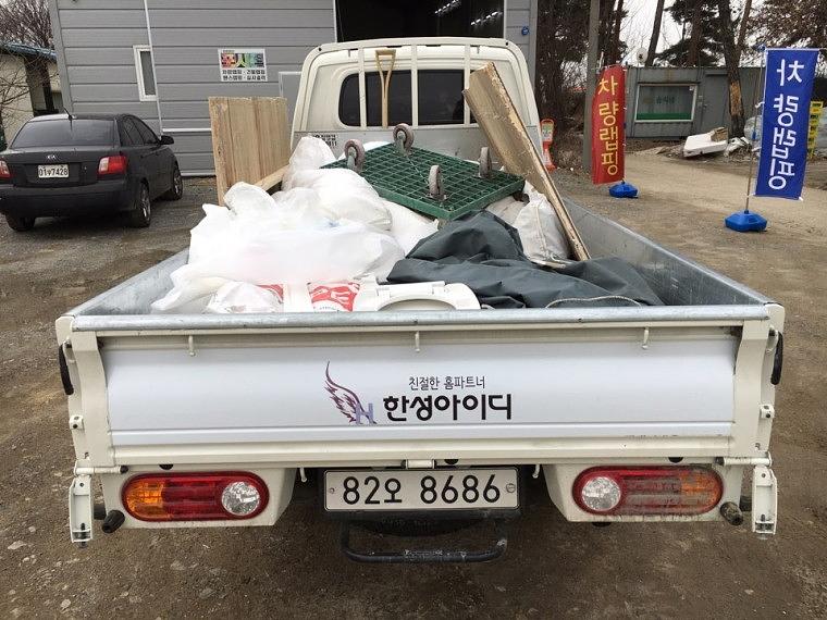 한성 포터 1대 부분랩핑