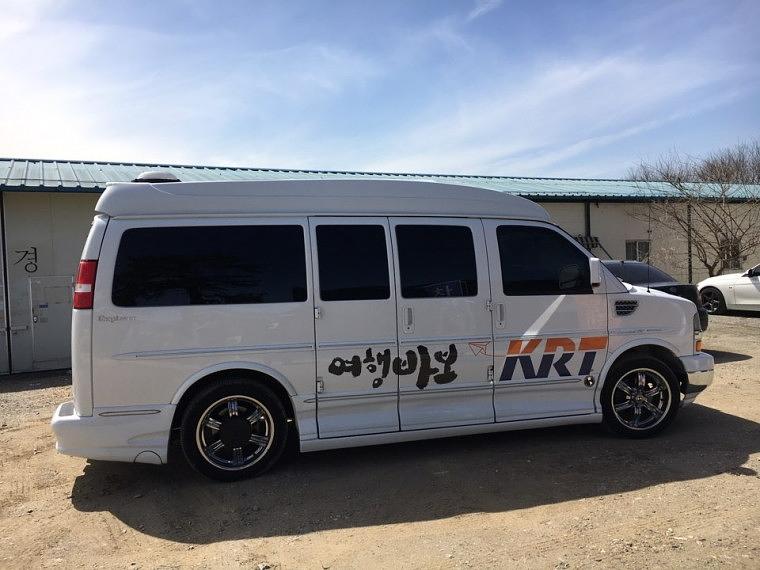 KRT 스타렉스,스타크래프트밴 부분랩핑