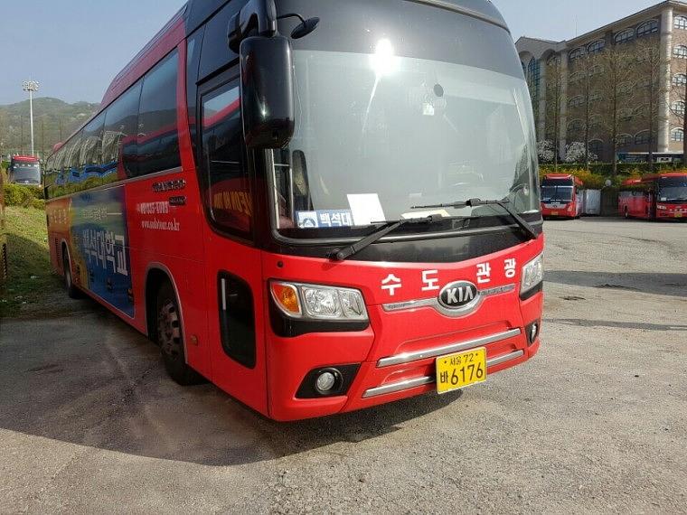 백석대학교 버스 50대 양측면 랩핑