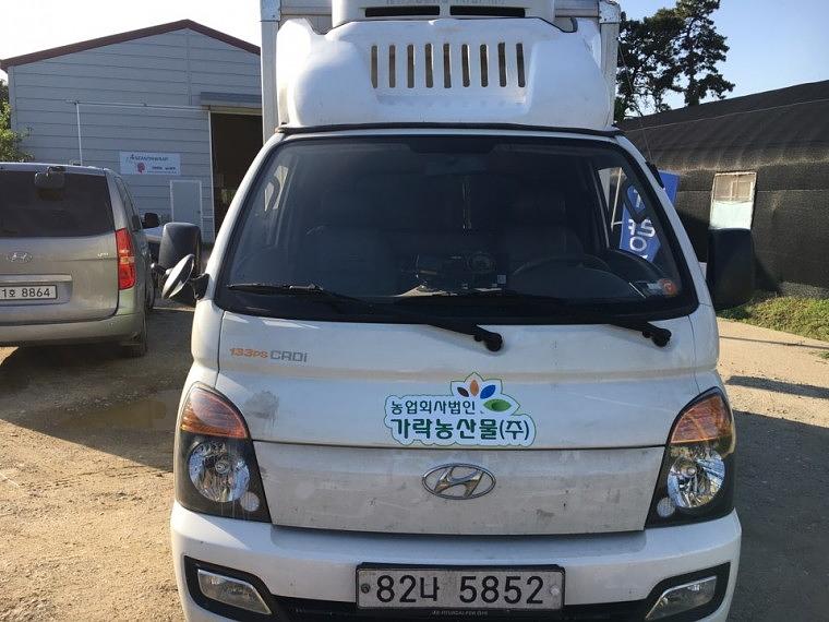 가락시장 탑차 부분랩핑