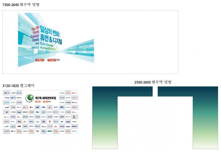 2016 세계전략포럼 행사 현수막, 배너, 폼보드
