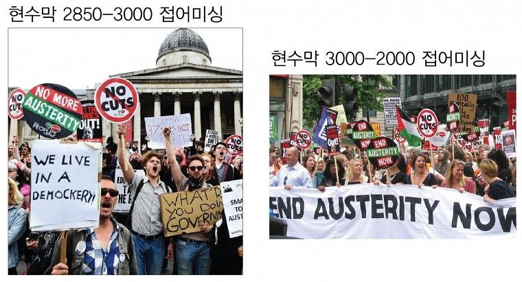 맑시즘 시위 현수막