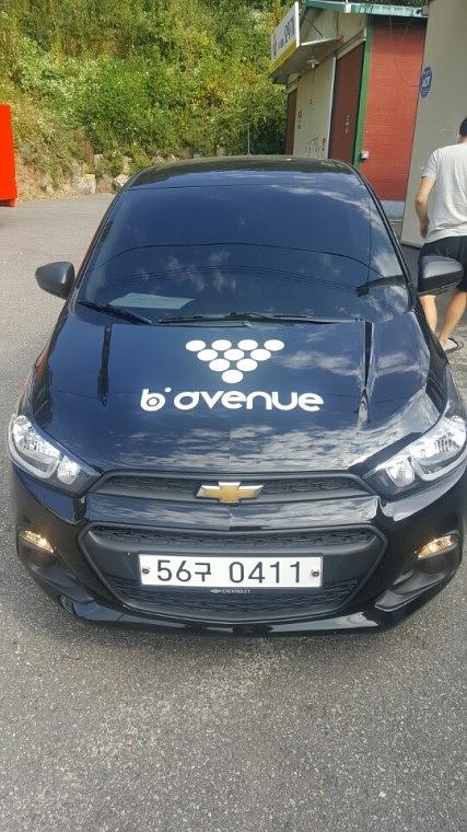 볼링장 비에비뉴 광고랩핑