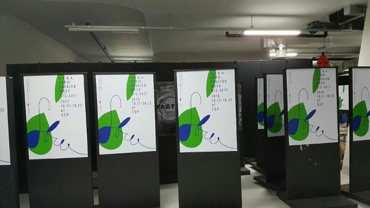 DDP 서울패션위크 유리랩핑(4Mx3M), T보드14EA
