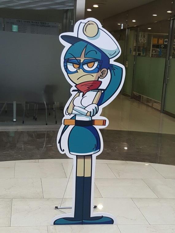 상명대학교 만화캐릭터학부 폼보드 등신대