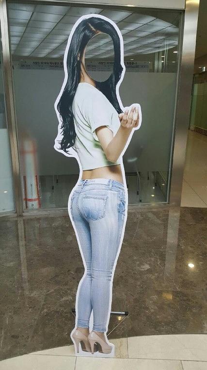 모델 포토존 등신대