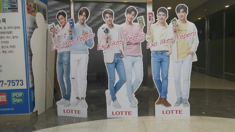 엑소 빼빼로 등신대