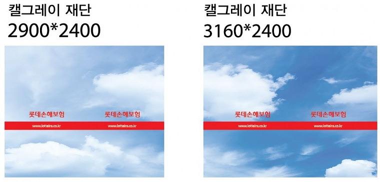 롯데손해보험 사무실 시트지