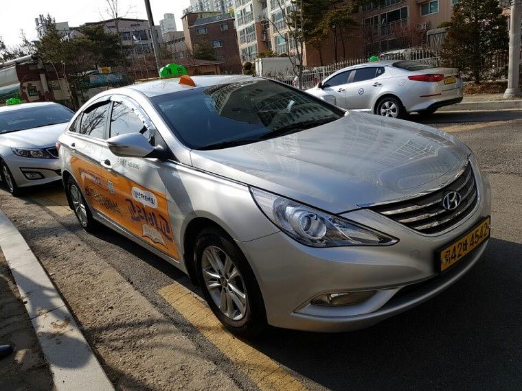 안산 개인택시 광고 랩핑