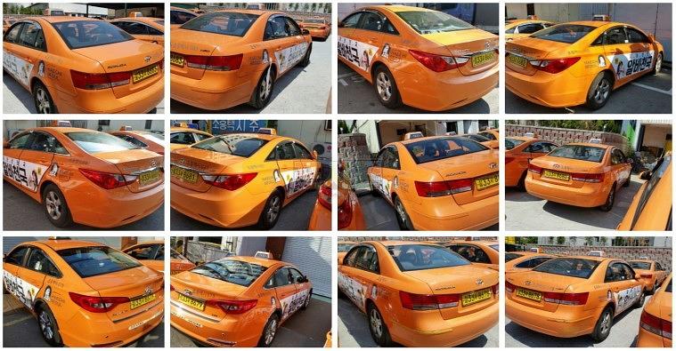 알바천국 서울택시광고랩핑 3500대