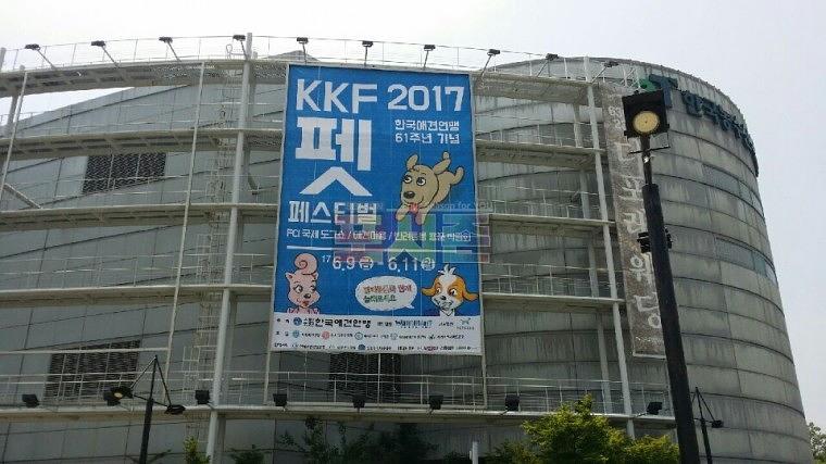 한국애견협회 양재AT센터 행사 현수막 출력&시공