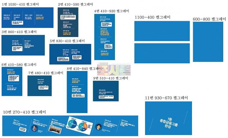 우리은행 행사 현수막 & 시트지