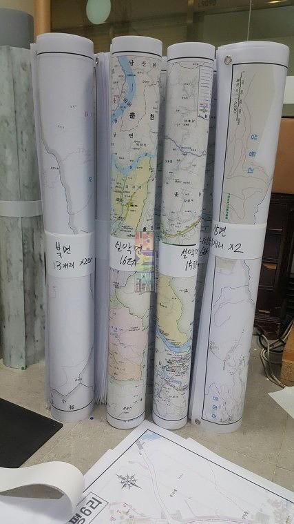 가평군 읍,면,리 지도출력 396장(페트지)
