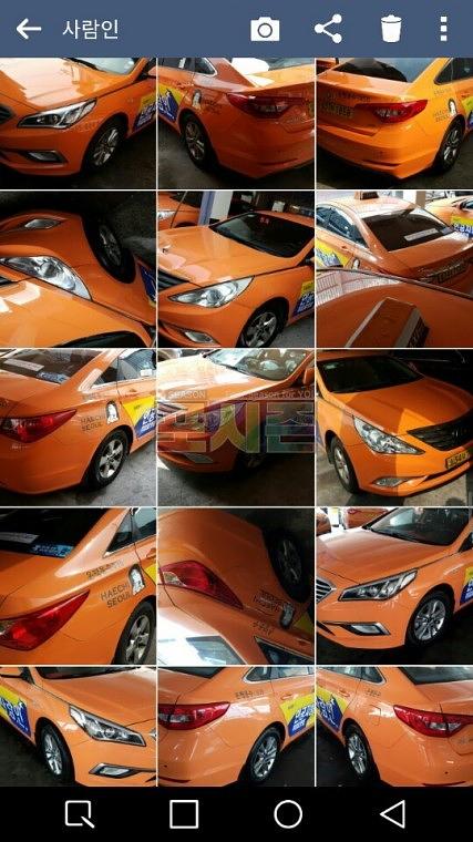 사람인 서울택시광고 3000대 랩핑