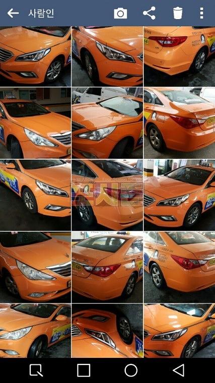 사람인 서울택시광고 3000대 랩핑