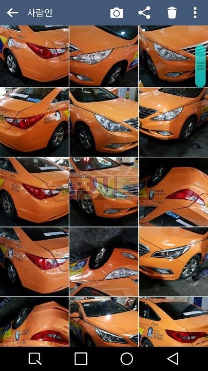 사람인 서울택시광고 3000대 랩핑
