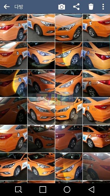 다방 서울택시광고 4000대 랩핑