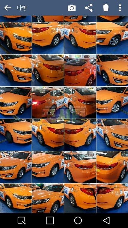 다방 서울택시광고 4000대 랩핑