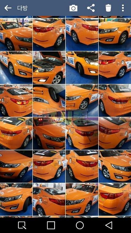 다방 서울택시광고 4000대 랩핑