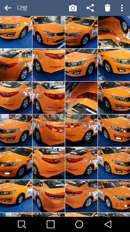 다방 서울택시광고 4000대 랩핑