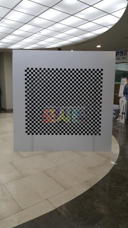 LG 패턴 포토존 등신대(넥산 2Mx2M, 1.4x1.2M)